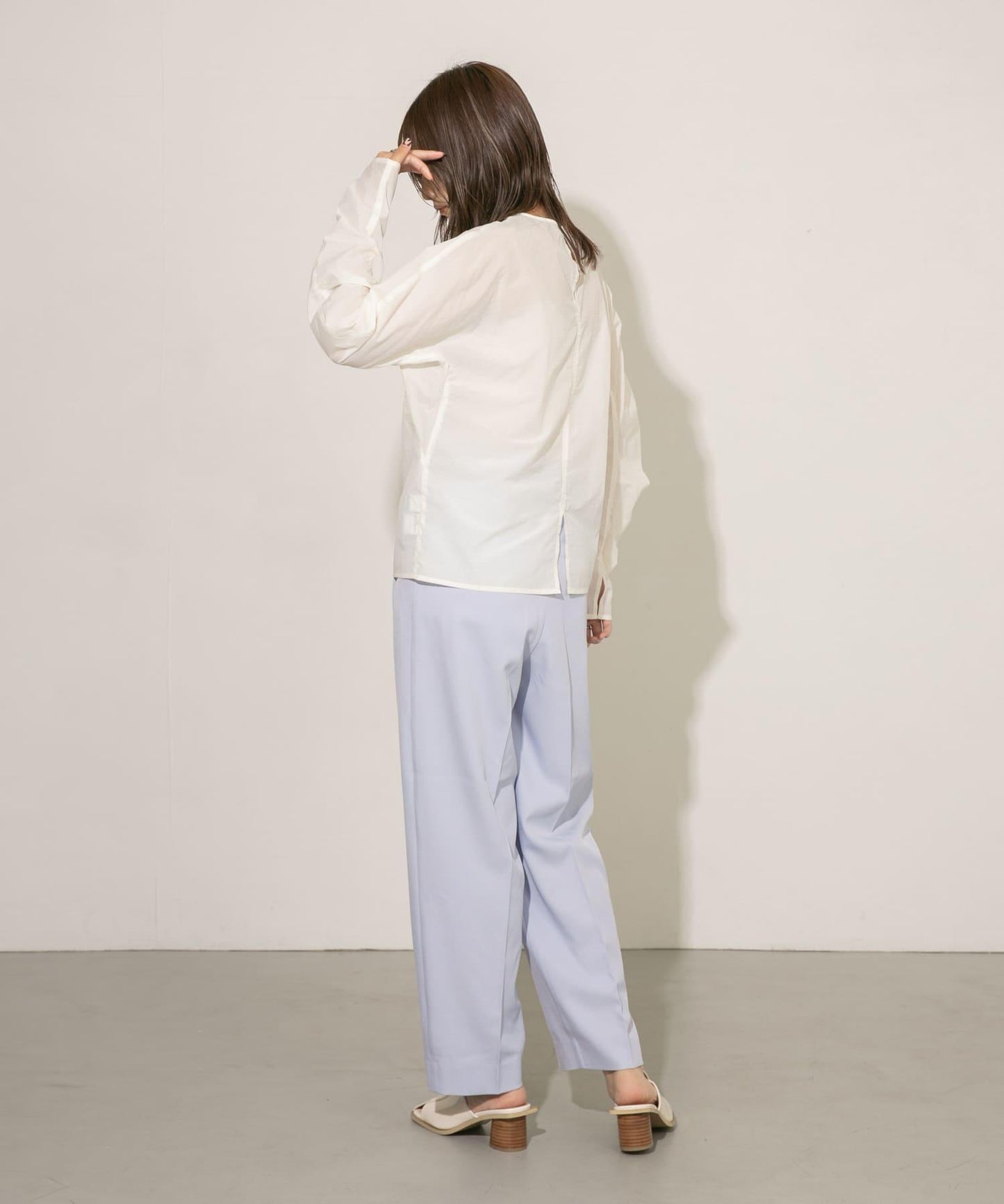 中線寬鬆西裝褲