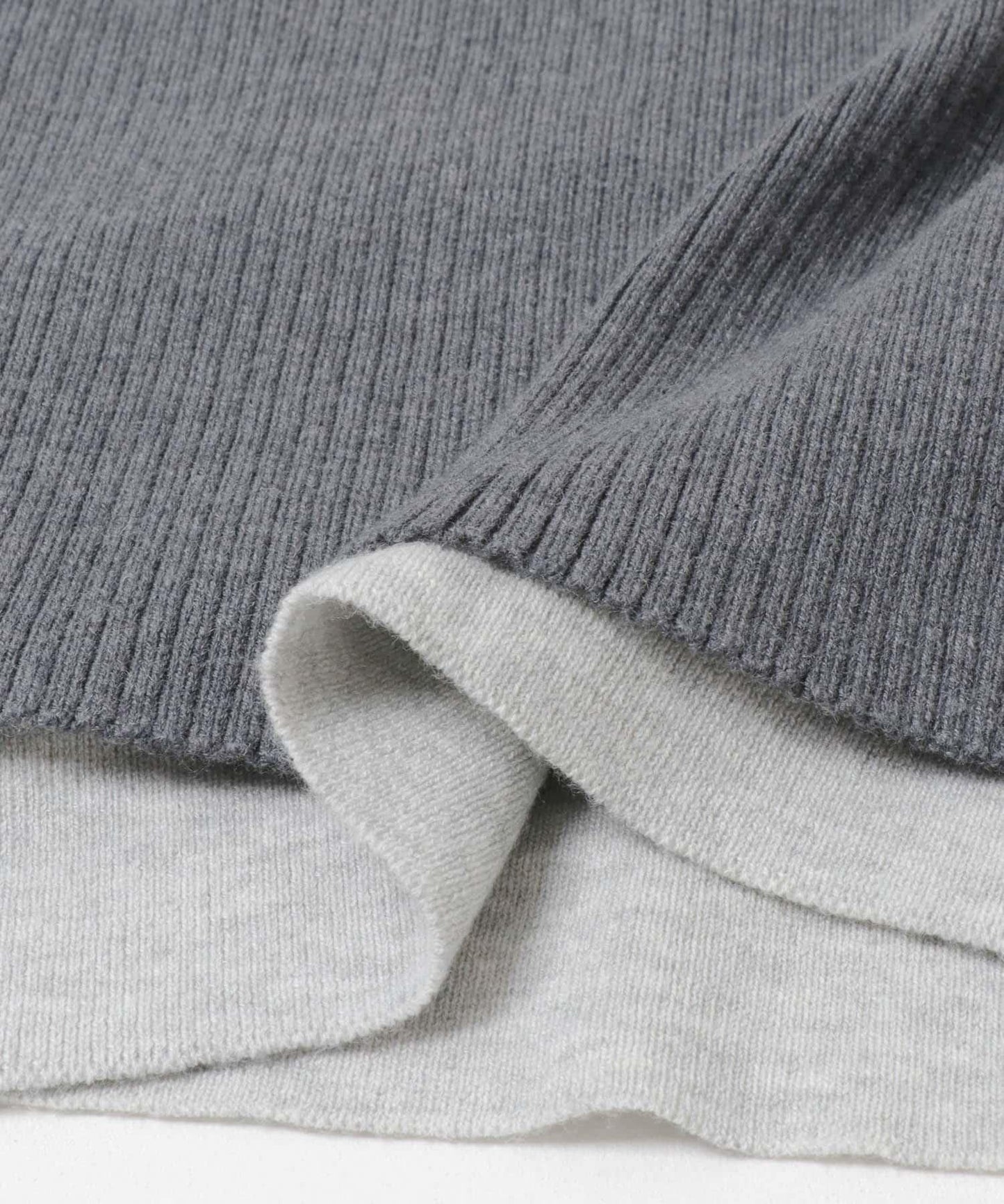 層疊風格亨利領針織衫