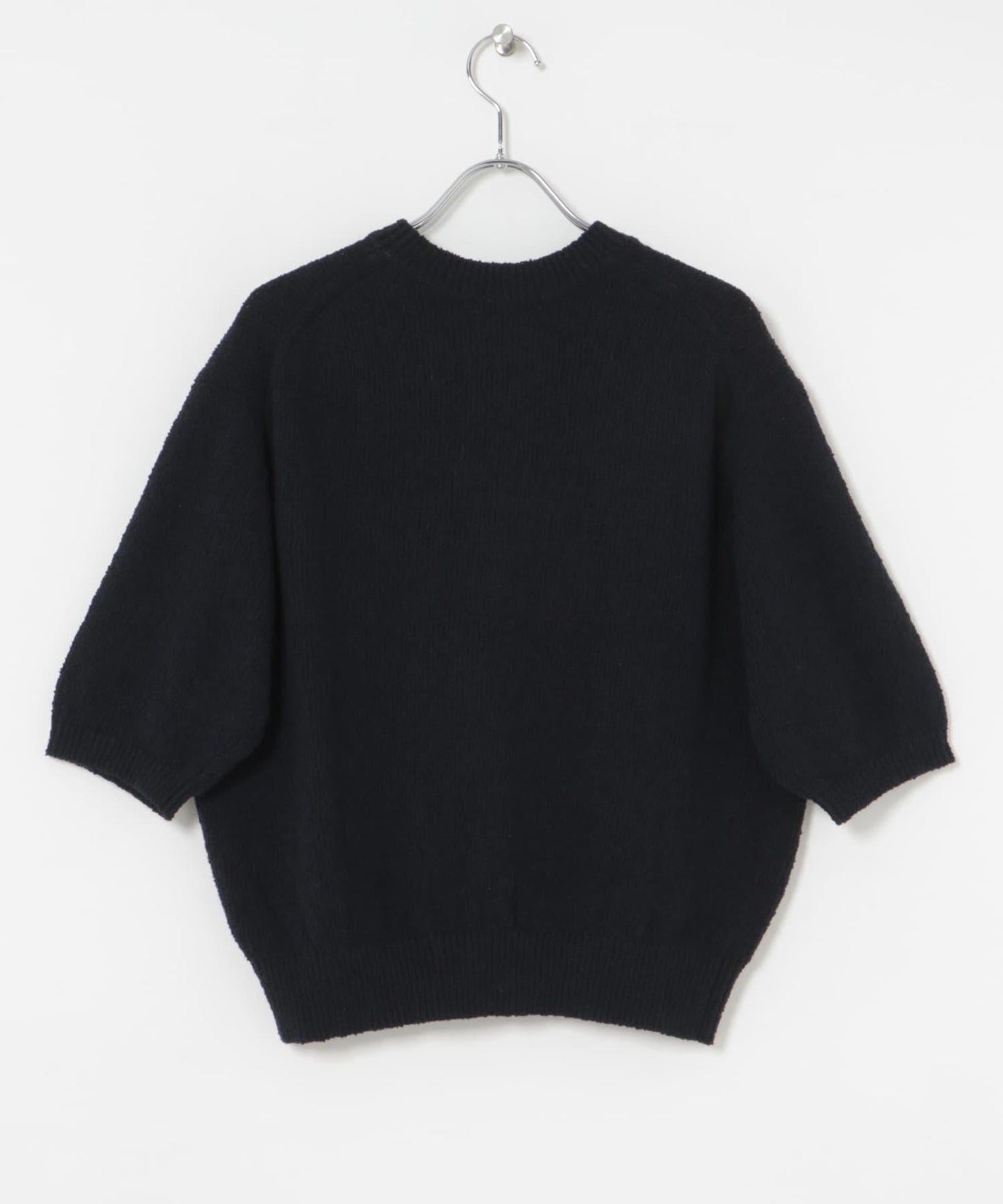 圈圈紗半袖針織衫