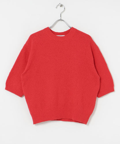 圈圈紗半袖針織衫