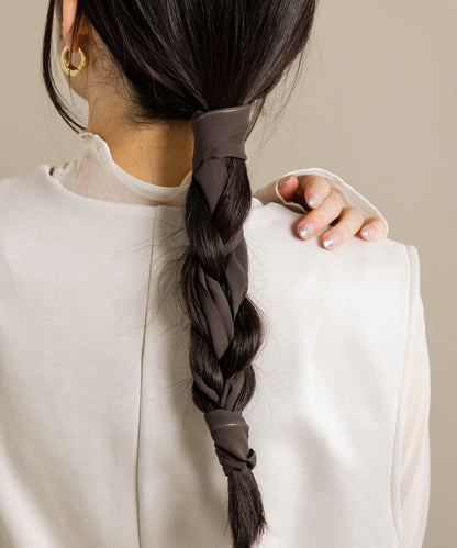 雪紡捲髮造型髮帶