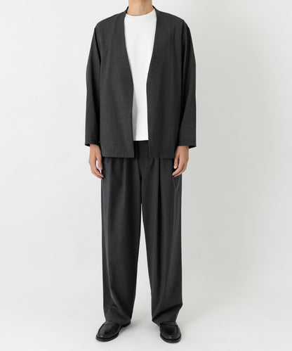 可成套穿著 可機洗 ST可水洗無領夾克