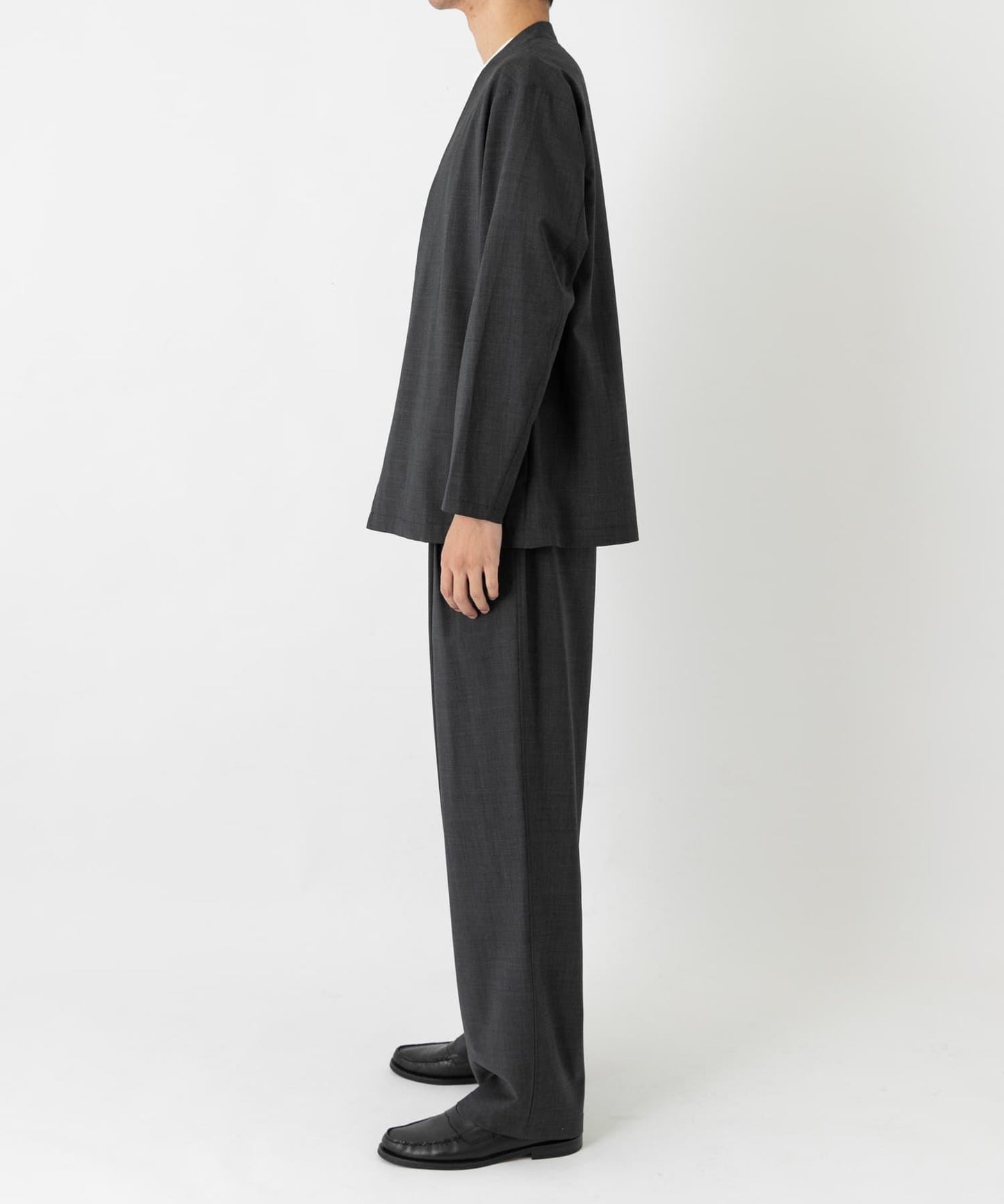 可成套穿著 可機洗 ST可水洗無領夾克