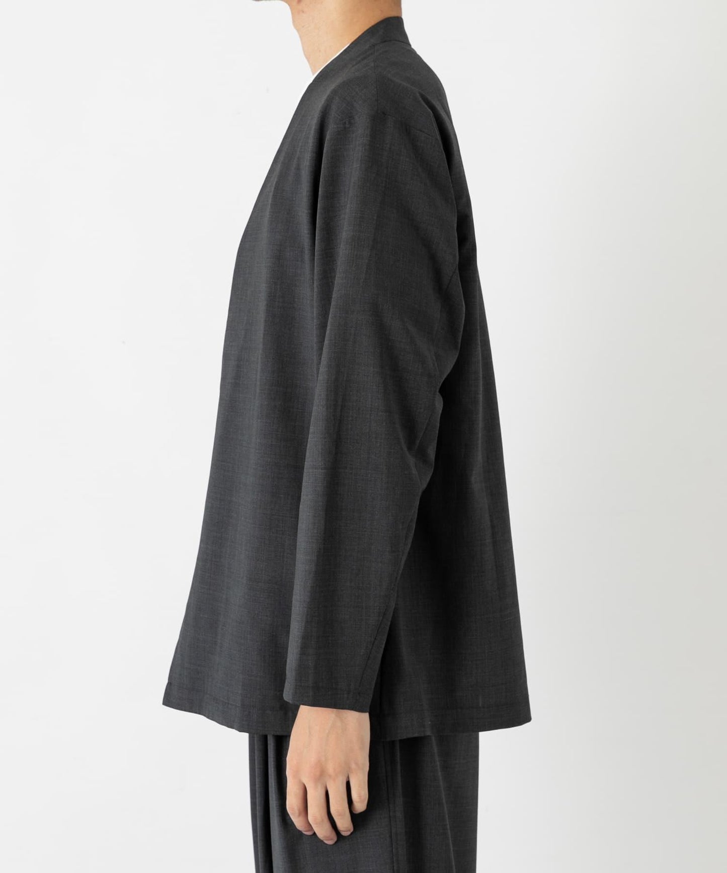 可成套穿著 可機洗 ST可水洗無領夾克