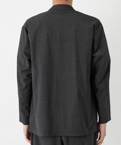 可成套穿著 可機洗 ST可水洗無領夾克