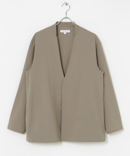 可成套穿著 可機洗 ST可水洗無領夾克