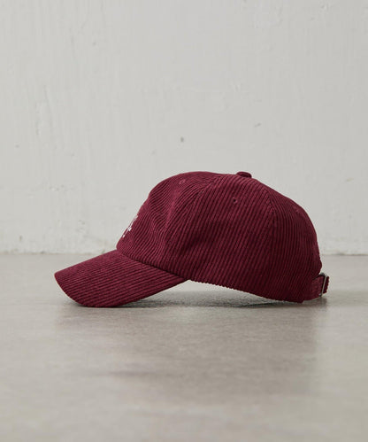 【AW】燈芯絨刺繡棒球帽