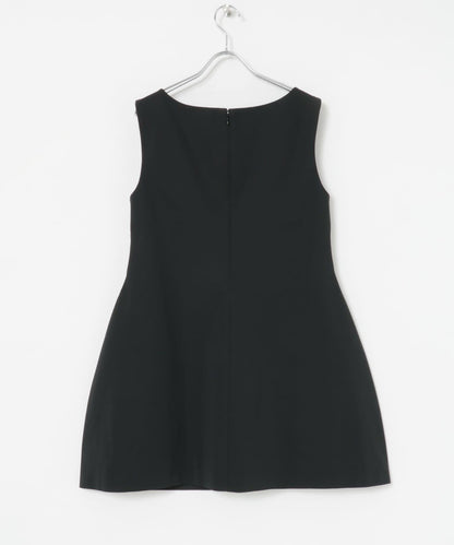 AMOMENTO 沙漏廓形迷你連衣裙