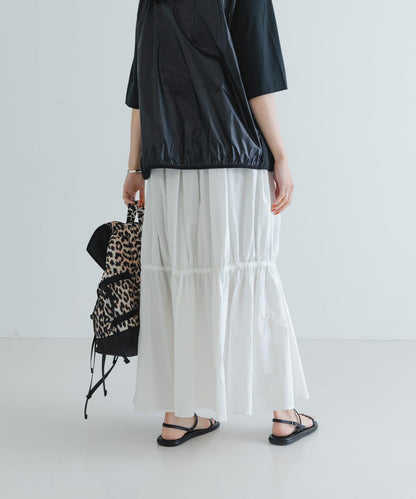 Nomat褶皺半身裙