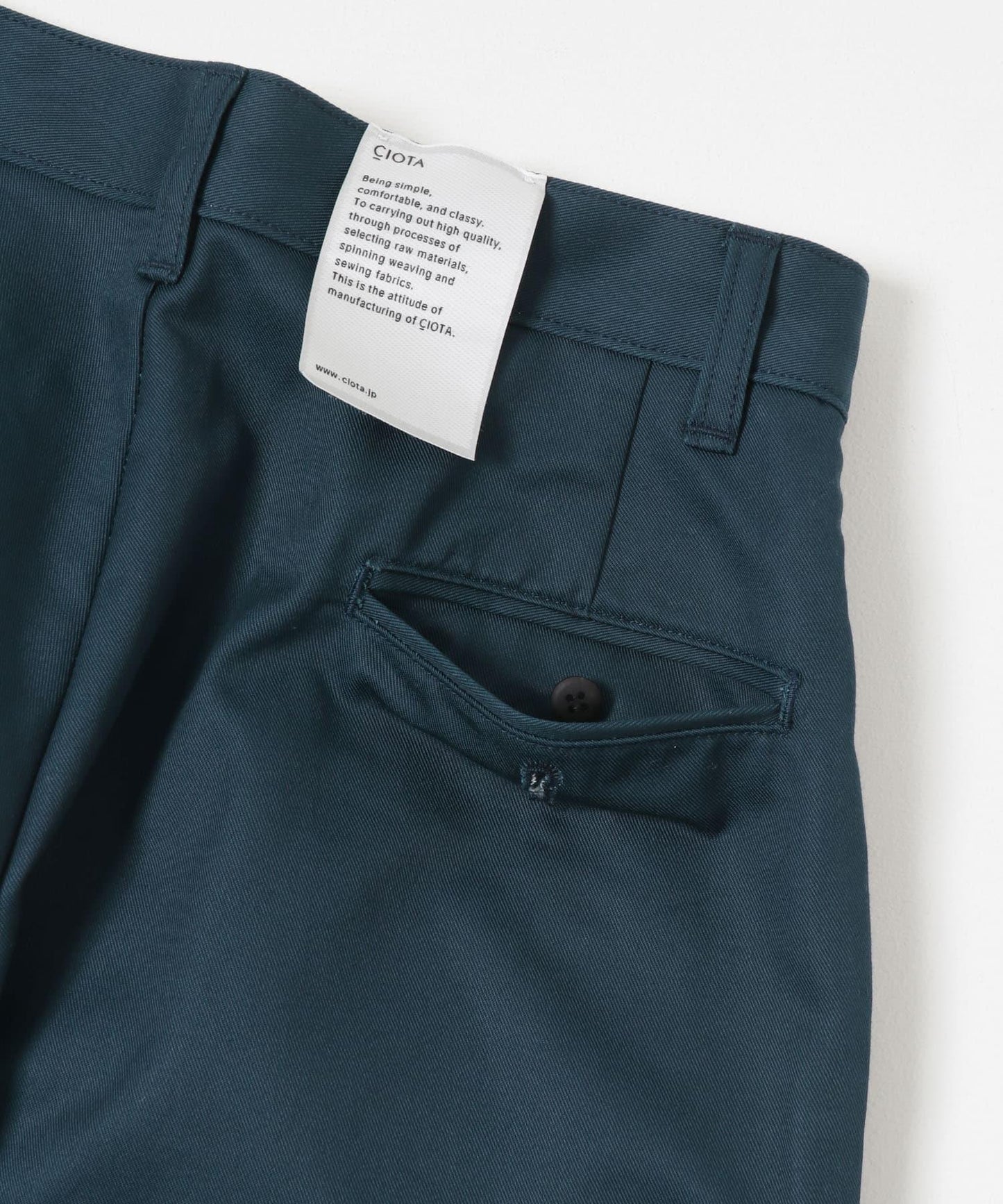 CIOTA 蘇賓棉斜紋長褲