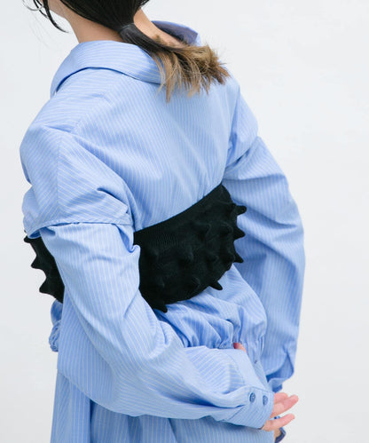 波點針織吊帶背心