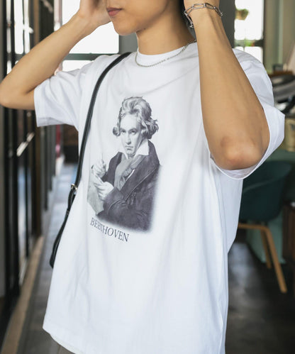 復古風T恤（貝多芬）