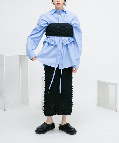 波點針織吊帶背心