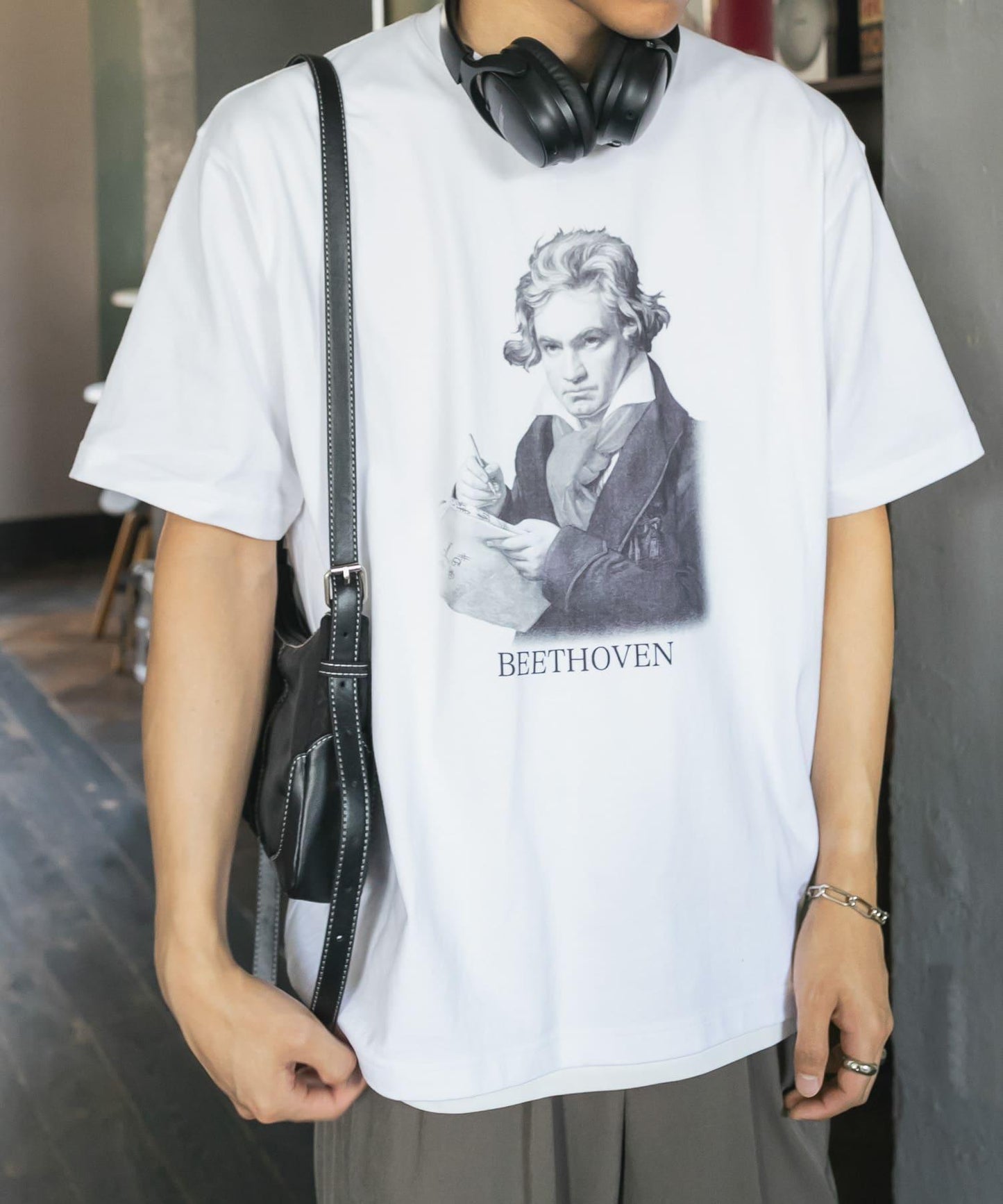 復古風T恤（貝多芬）