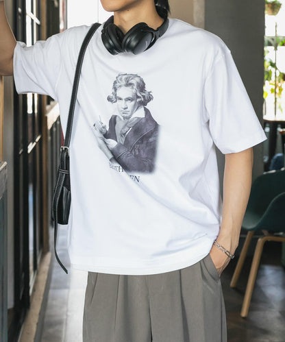 復古風T恤（貝多芬）