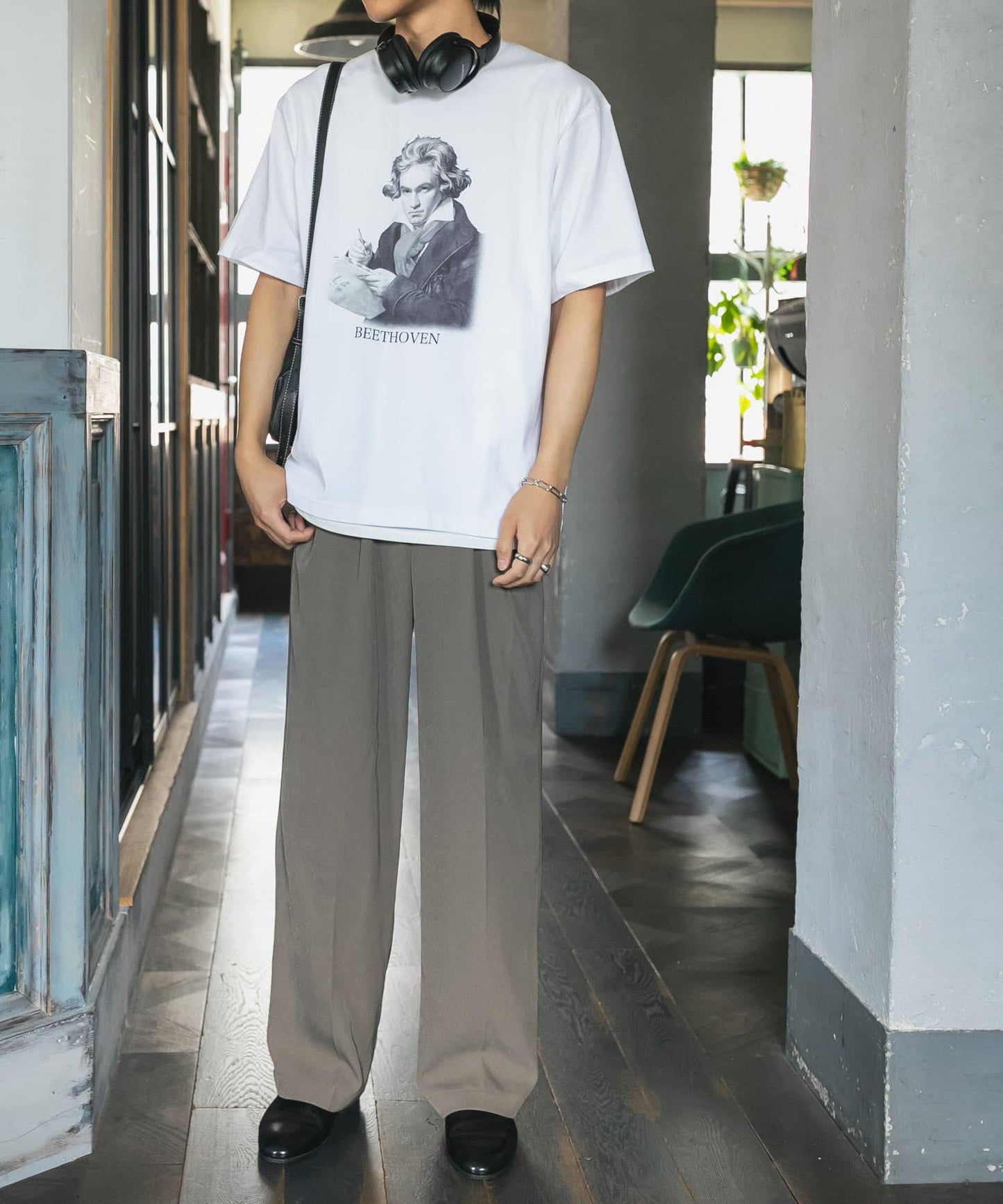 復古風T恤（貝多芬）