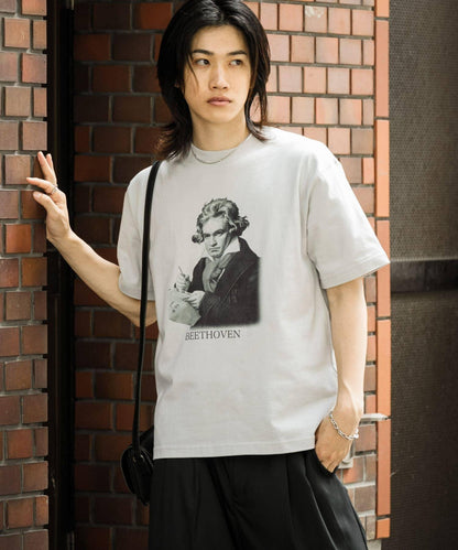 復古風T恤（貝多芬）