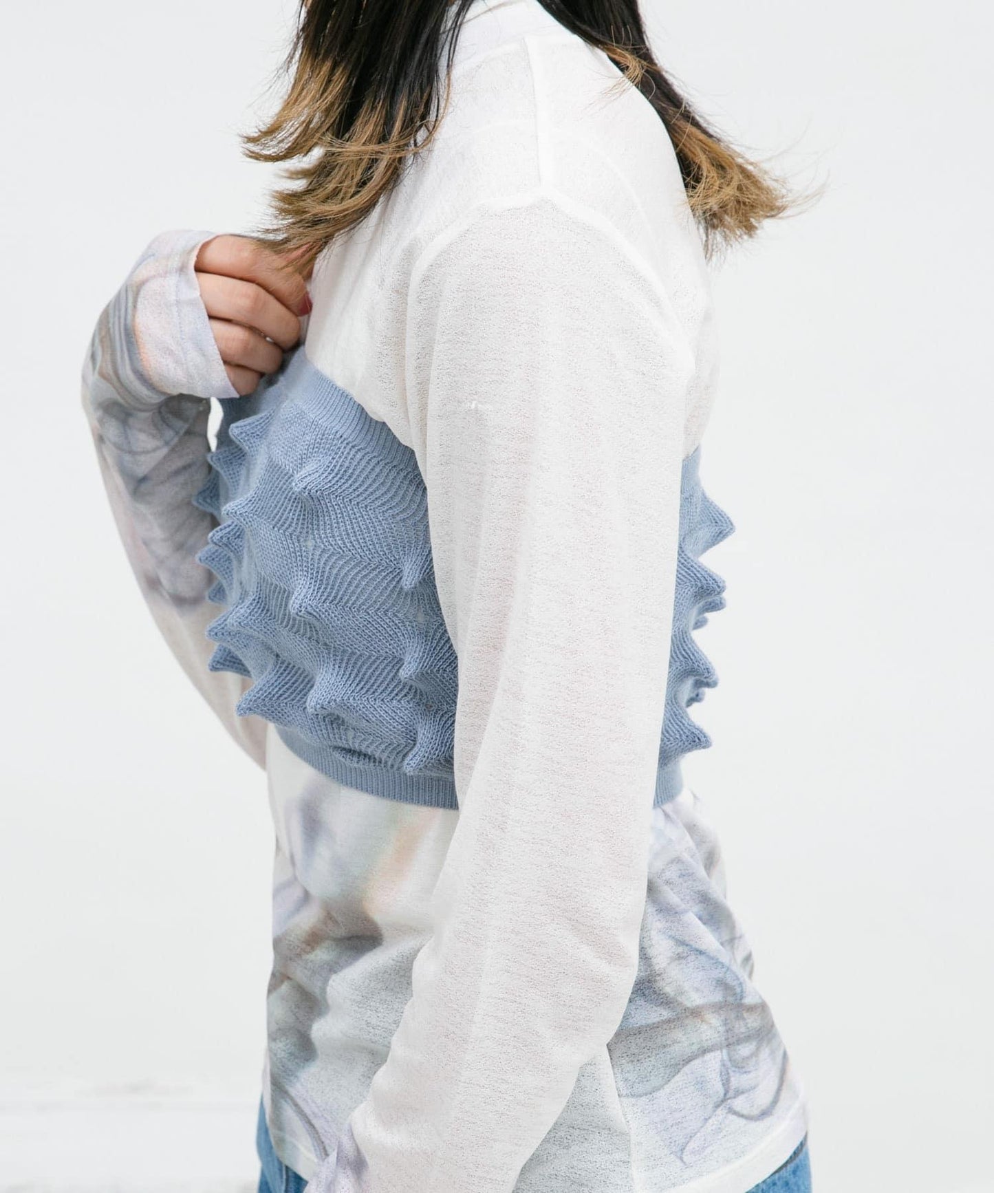 波點針織吊帶背心