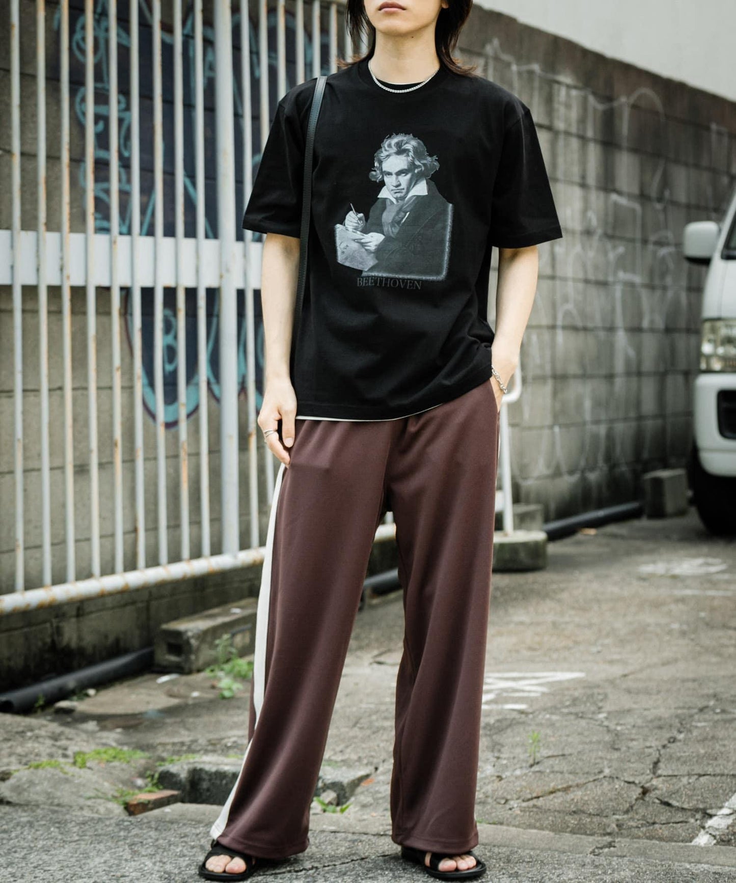 復古風T恤（貝多芬）