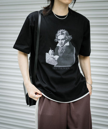復古風T恤（貝多芬）