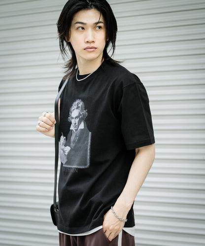 復古風T恤（貝多芬）