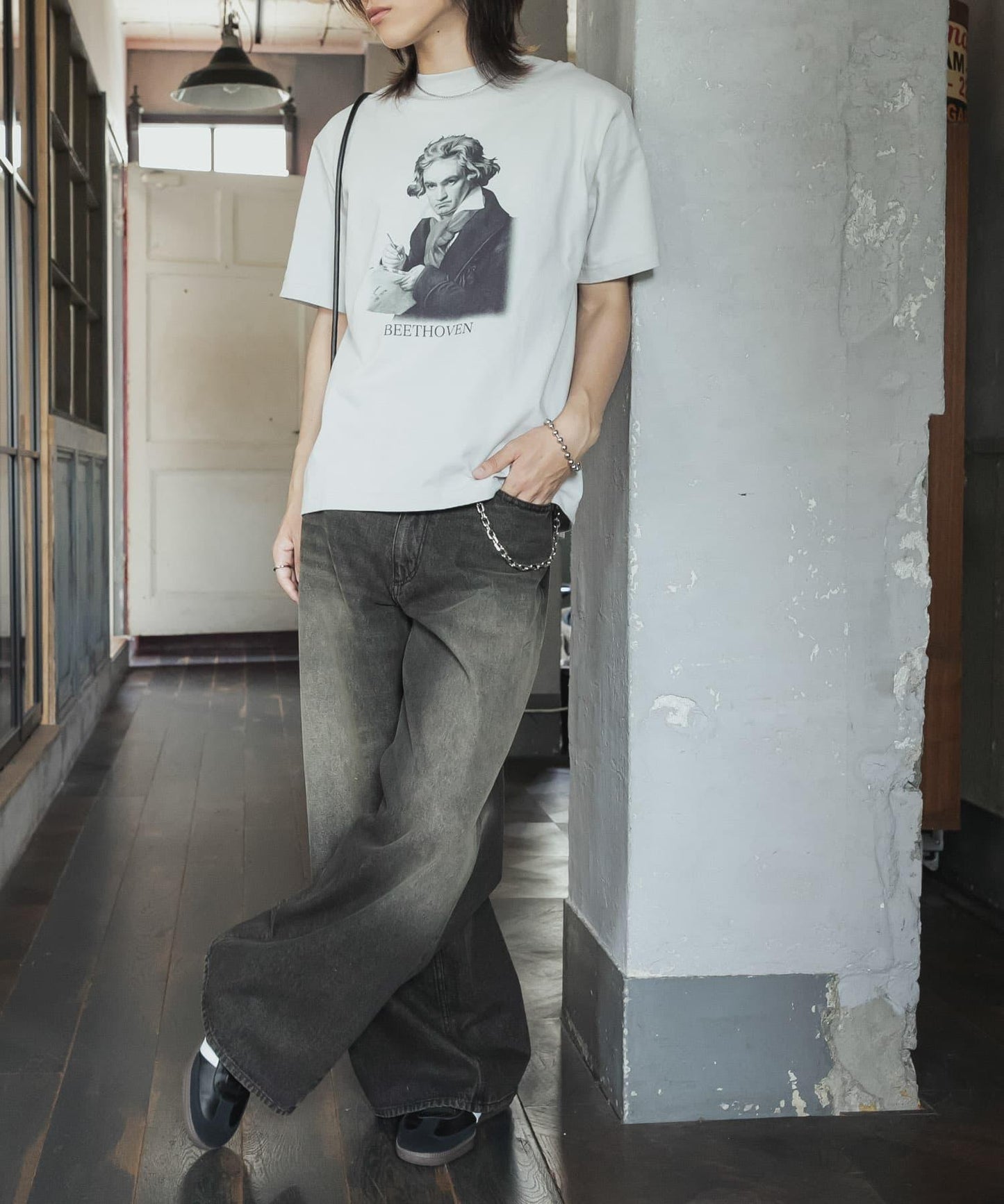 復古風T恤（貝多芬）