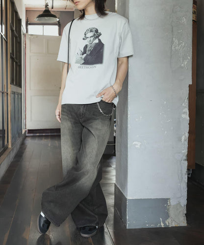 復古風T恤（貝多芬）
