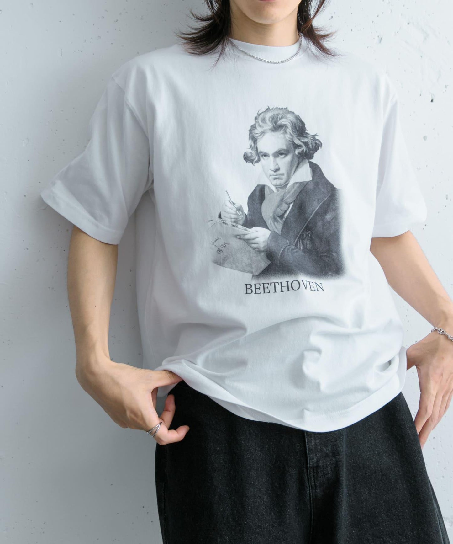復古風T恤（貝多芬）