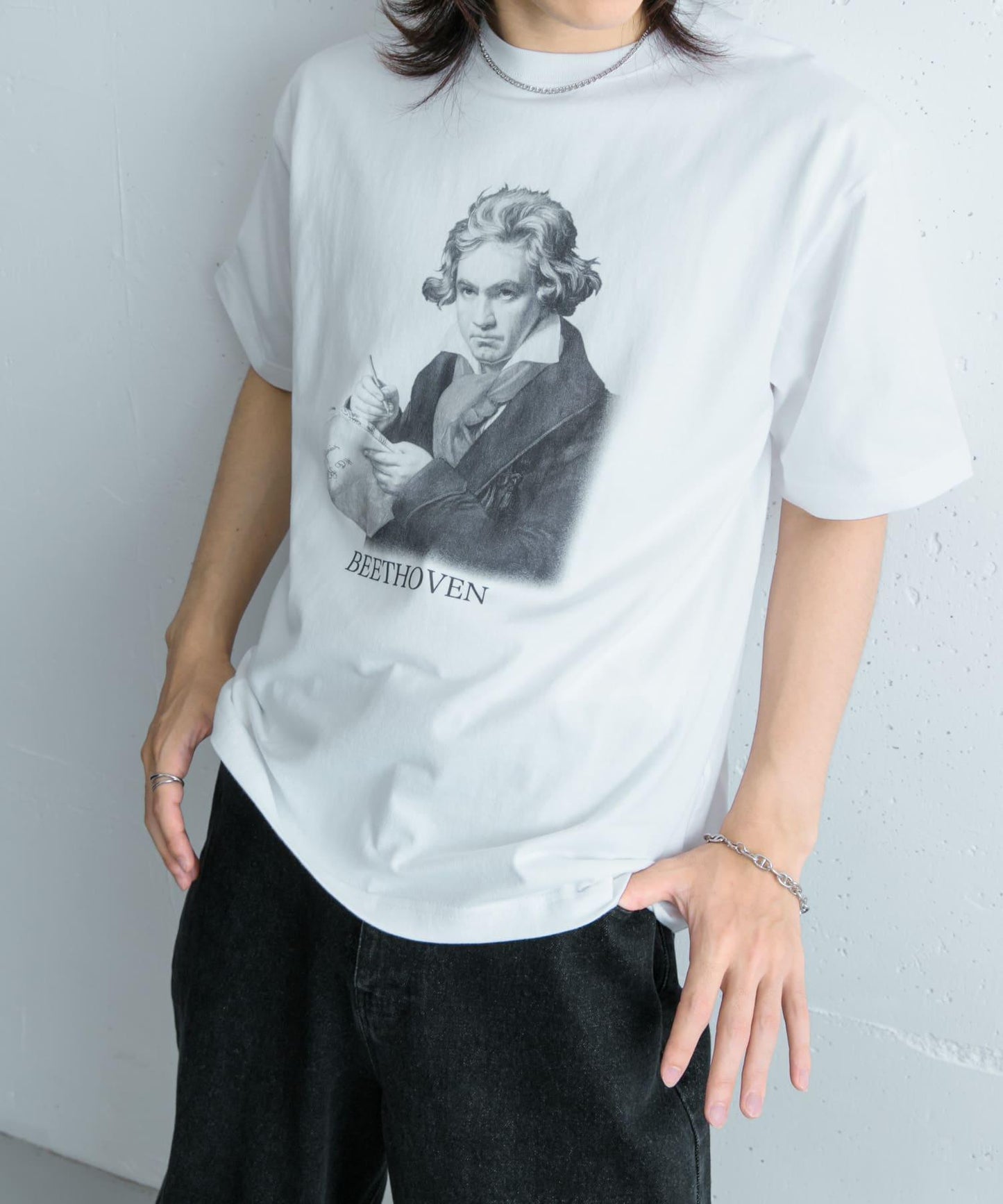 復古風T恤（貝多芬）