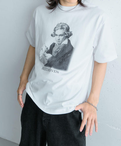復古風T恤（貝多芬）