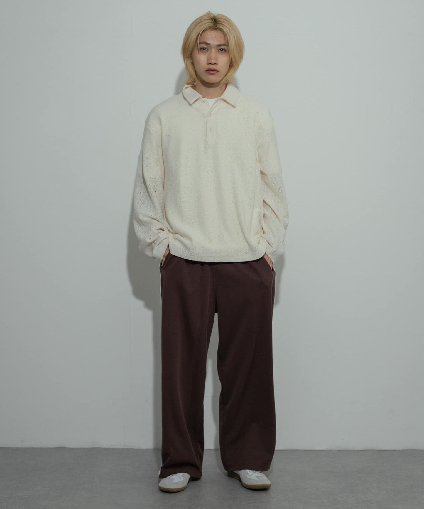 透視佩斯利印花POLO衫