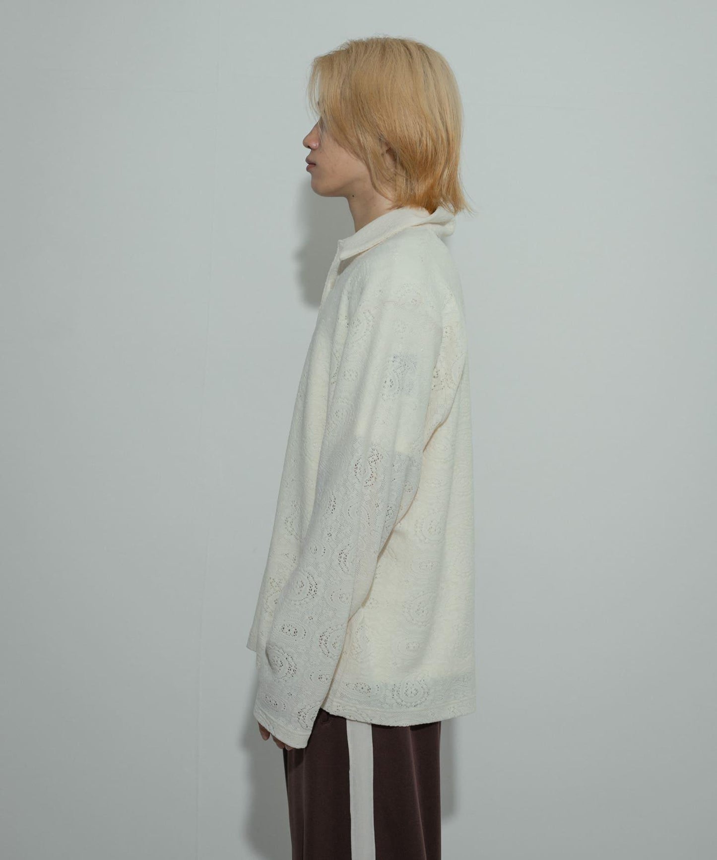 透視佩斯利印花POLO衫