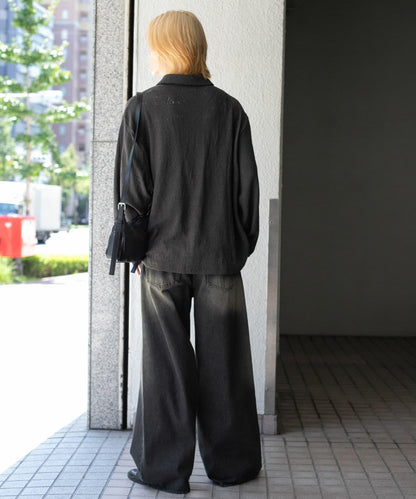 透視佩斯利印花POLO衫