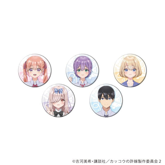 《杜鵑婚約》Season2_徽章01/全套收藏（共5款）（官方插畫）【全套/5個裝】