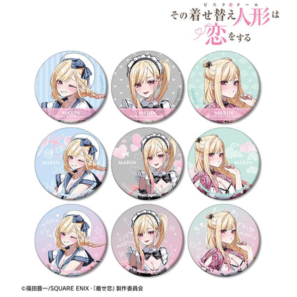 《更衣人偶墜入愛河》千種美乃莉插畫 交易款亞光徽章（盒裝/9個裝）（單位/全套盒裝）