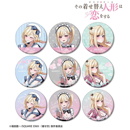 《更衣人偶墜入愛河》千種美乃莉插畫 交易款亞光徽章（盒裝/9個裝）（單位/全套盒裝）