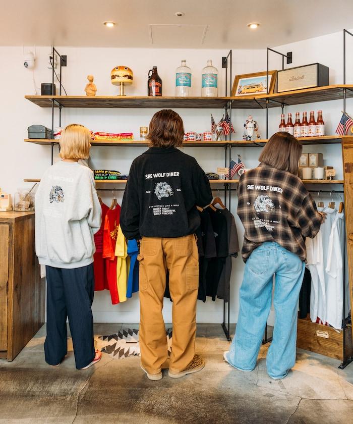SHE WOLF DINER×FREAK'S STORE/シーウルフダイナー 聯名 後背刺繡燈芯絨夾克