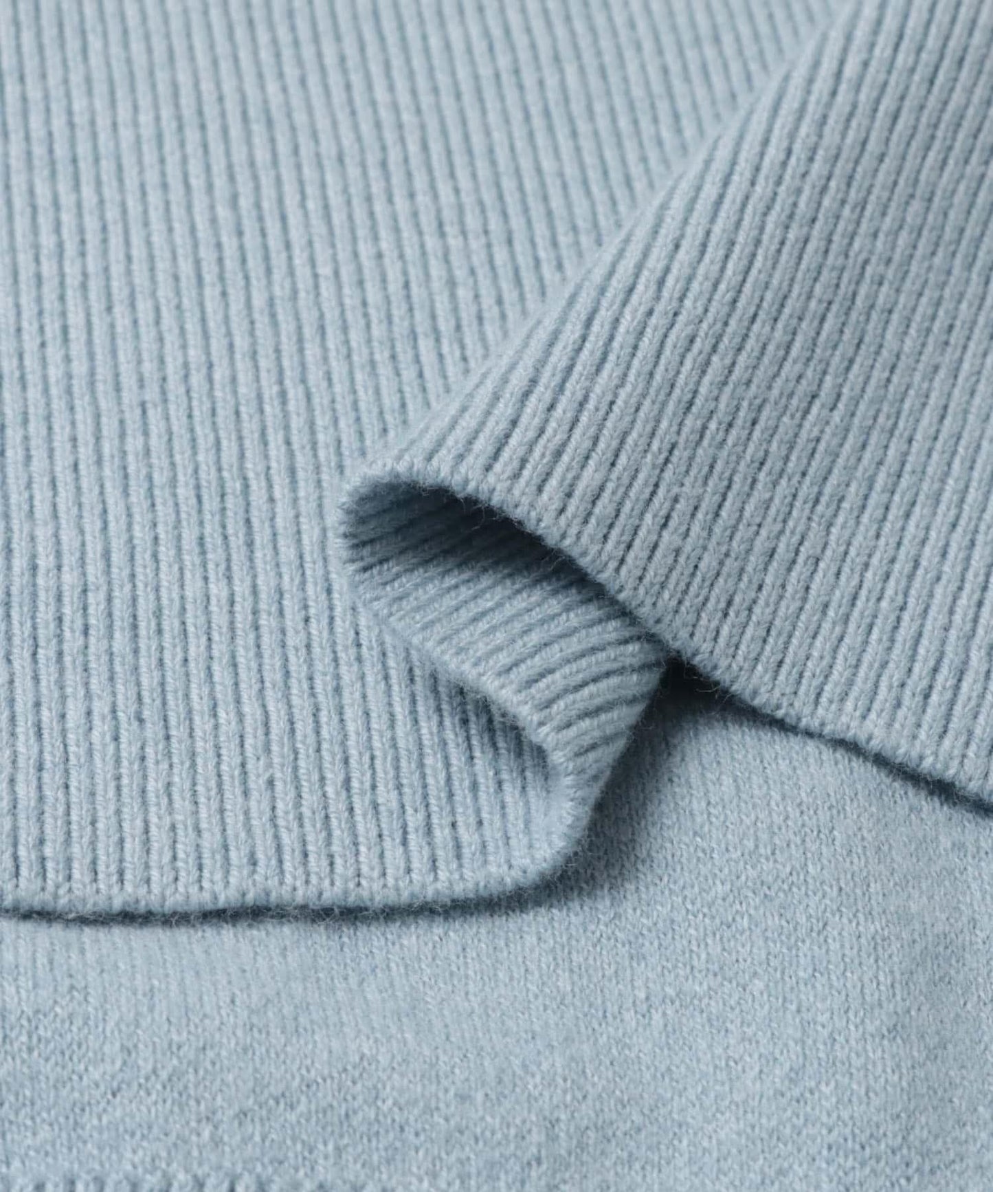 new basic 羊絨棉V領長款針織衫