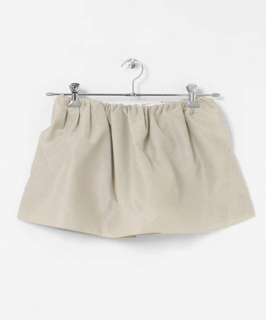 AMOMENTO褶皺歐根紗腰帶半身裙