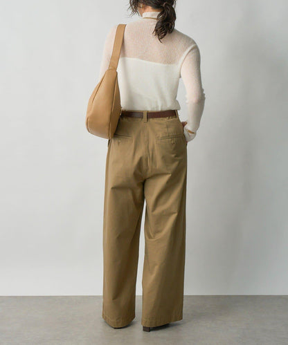 【MONN.:.(モン)】棉質斜紋長褲