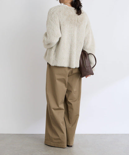 【MONN.:.(モン)】棉質斜紋長褲