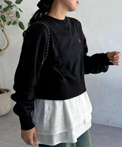 【U.S. POLO ASSN.】短款衛衣