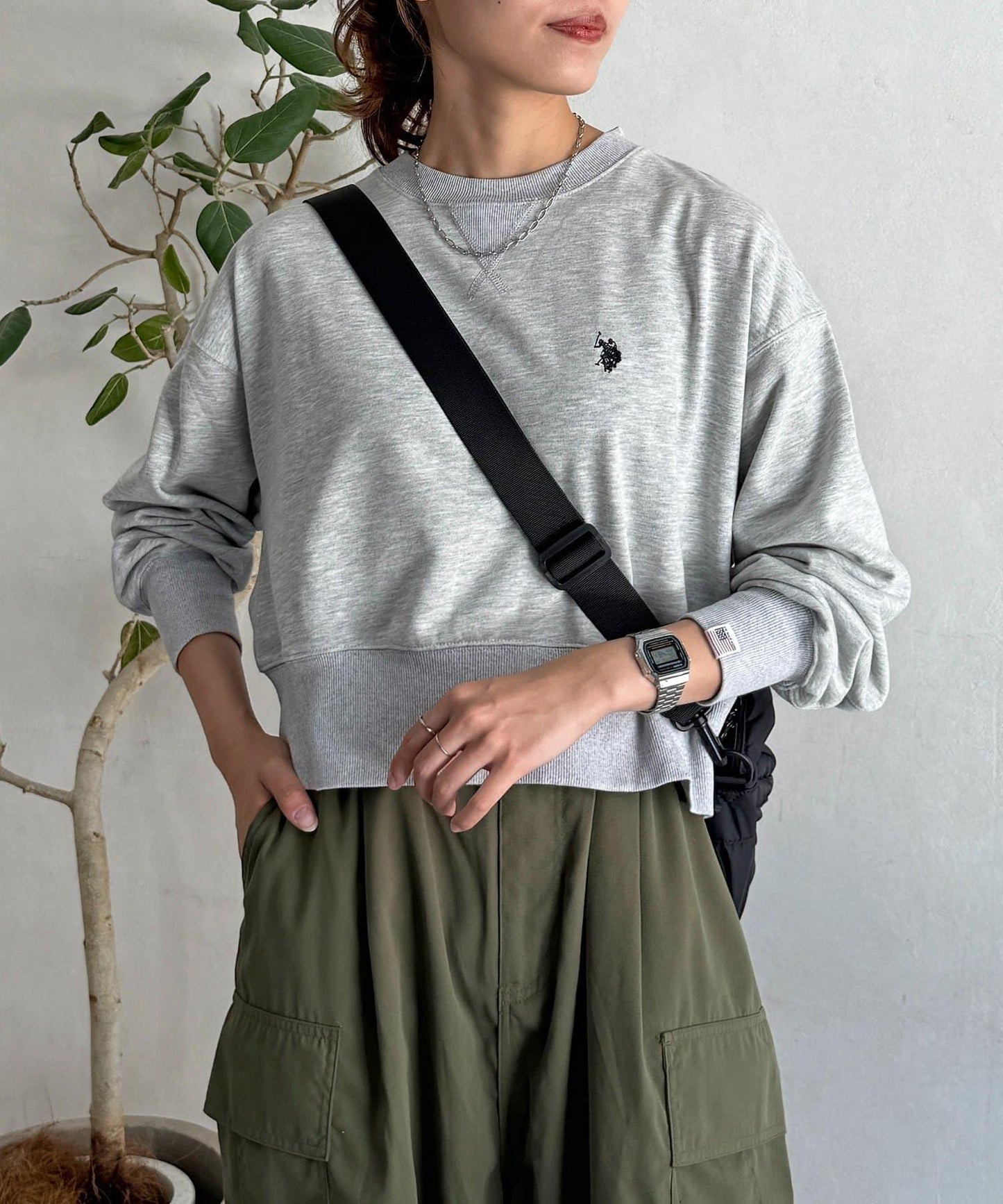 【U.S. POLO ASSN.】短款衛衣