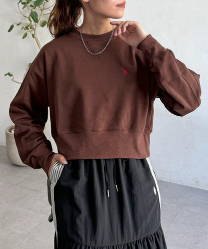 【U.S. POLO ASSN.】短款衛衣