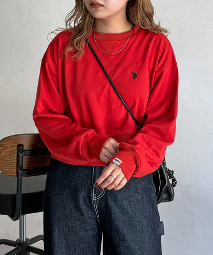 【U.S. POLO ASSN.】短款衛衣