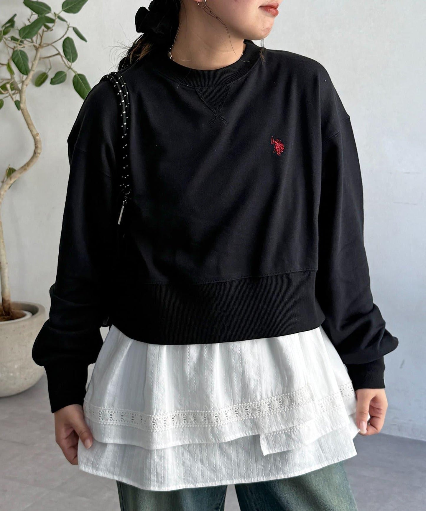 【U.S. POLO ASSN.】短款衛衣