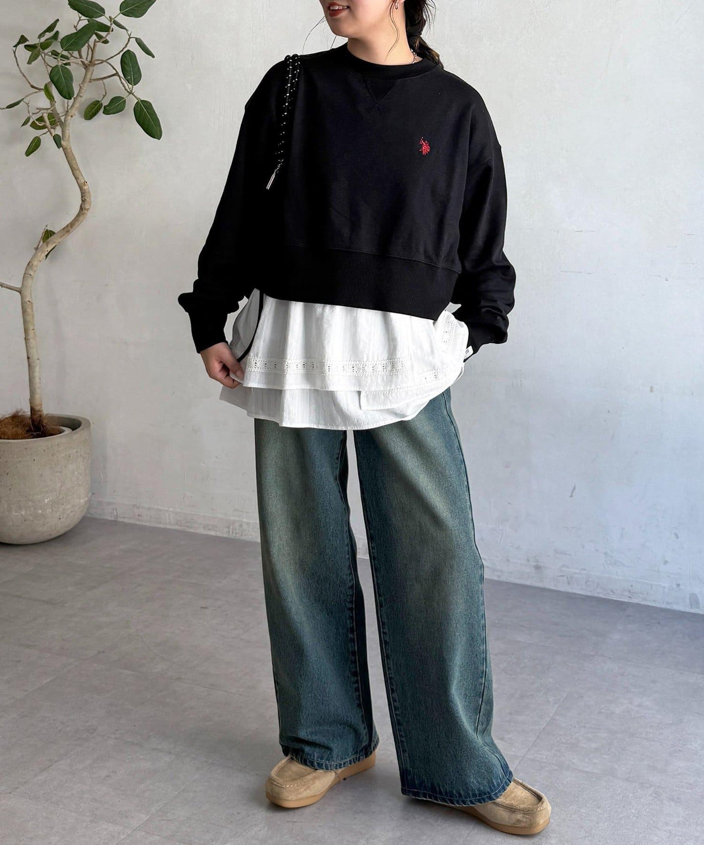 【U.S. POLO ASSN.】短款衛衣