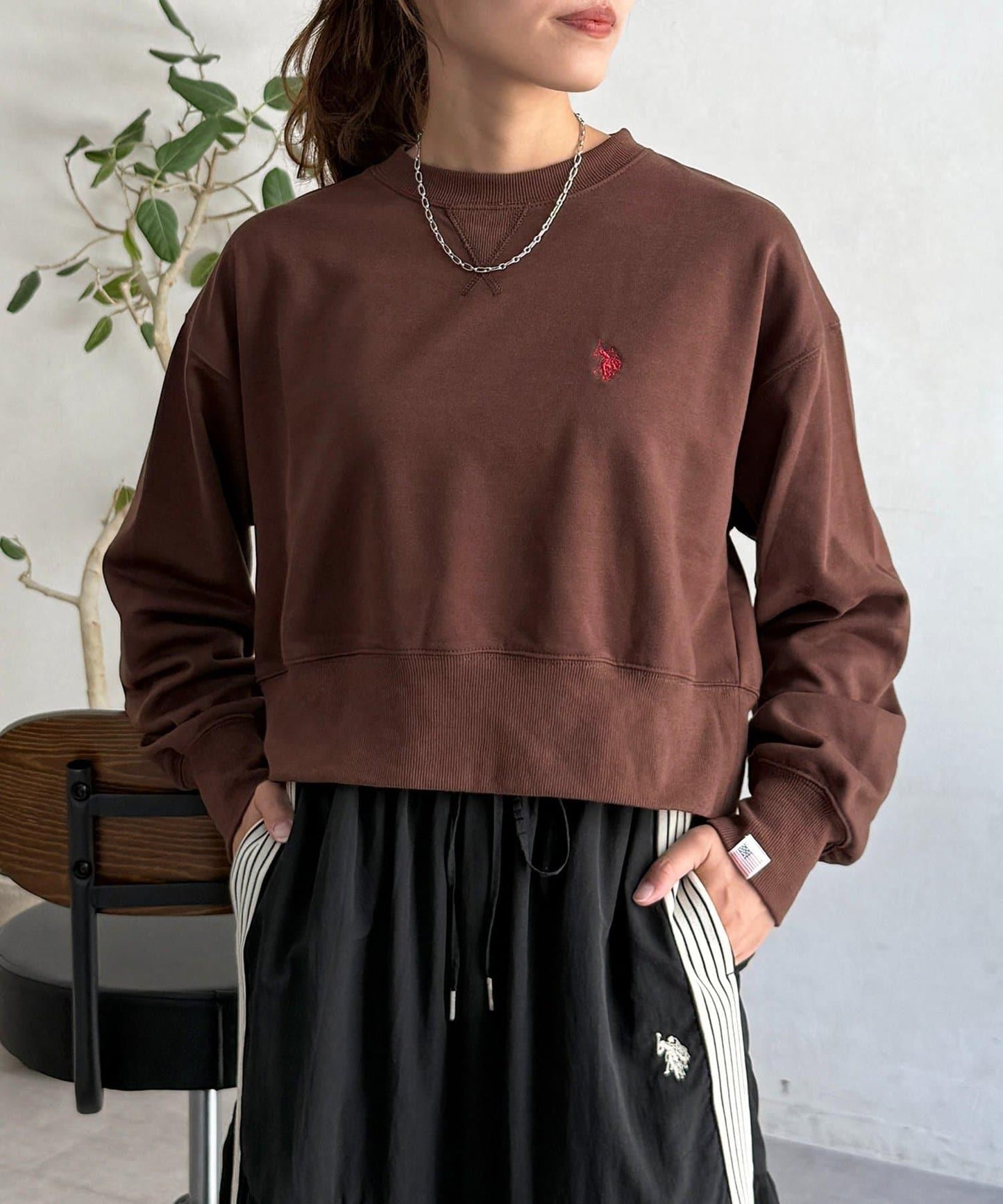 【U.S. POLO ASSN.】短款衛衣