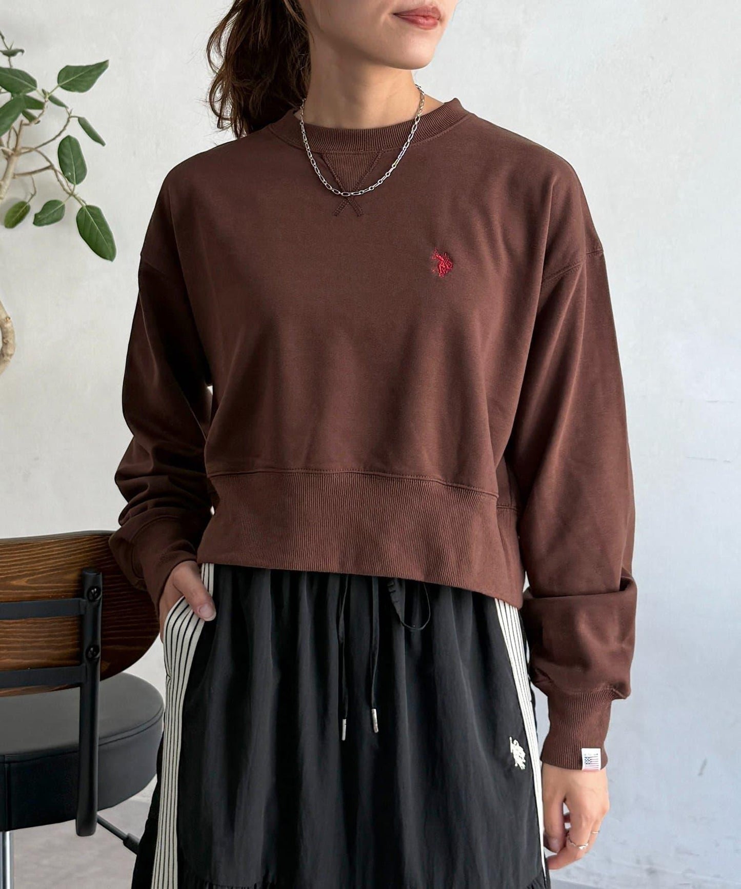 【U.S. POLO ASSN.】短款衛衣