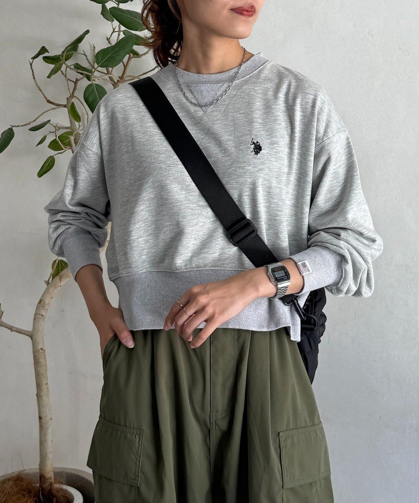 【U.S. POLO ASSN.】短款衛衣